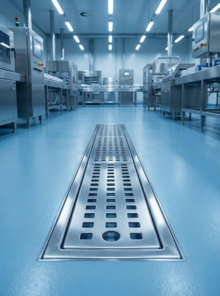 Ground grill with cover (CNC opening system) - Image 1